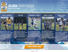 Tablet Screenshot of alaskayouthsoccer.org